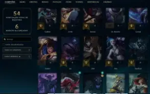 Conta Gold4 excelente MMR com Yone Emissario da Luz