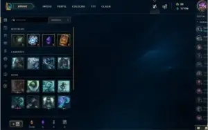 CC LOL SKIN lendarias e epicas