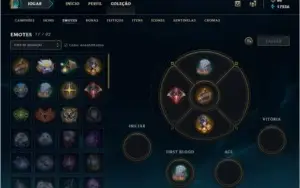 Conta LoL Gold III/Todos os Campeões/360 Skins