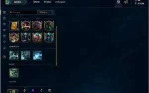 Conta LoL Gold III/Todos os Campeões/360 Skins