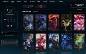 Conta league of legends 2012 barata (330k Riven + mts skins)