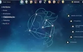 CONTA GENSHIN IMPACT - 6 PERSONAGENS de 5 Estrelas