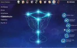 CONTA GENSHIN IMPACT - 6 PERSONAGENS de 5 Estrelas