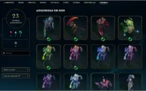 Conta Diamante 4, 259 Skins