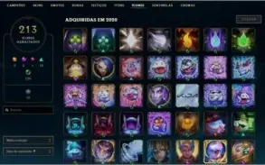 Conta Diamante 4, 259 Skins