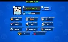 brawl stars nível 15560 troféus + conta clash royale arena14