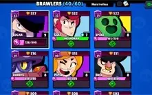 brawl stars nível 15560 troféus + conta clash royale arena14