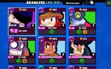 brawl stars nível 15560 troféus + conta clash royale arena14