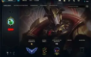 Conta Diamante 4 LoL