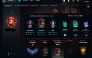 Conta league of legends DIAMANTE 1