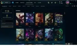 Conta League of Legends - Platina 4