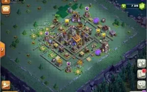clash - CV 12 muito bem evoluida + clan lvl 14 gold II