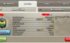 clash - CV 12 muito bem evoluida + clan lvl 14 gold II