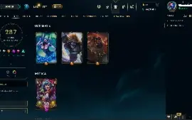 Conta League Of Legends ( 287 Skins / acc 2011 )
