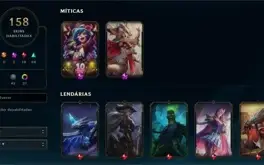 Conta LOL D1 158 SKINS