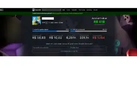 Conta da Steam, 9 anos de uso com 30 jogos e um bom desconto
