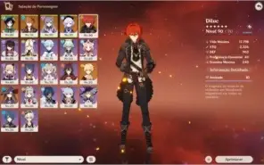 AR 52 DILUC/VENTI C1/KEQ C1/QIQI/CHILDE/MONA/AMOS/ATLAS
