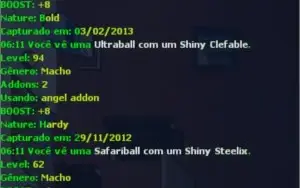 CONTA OTPOKEMON, MUITOS SHINYS E RECOVERY KEY