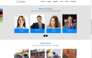 Site Institucional para empresa em PHP e MySQL Responsivo