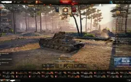 Conta WOT com quase R$3500 em tanq premium e 34 top tier