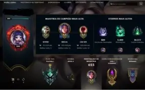 Conta LoL Lvl 395 / Elo: Platina 1 (MMR D4 recem dropado)