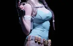 Lara Croft 3D - Arquivo .Stl Para Impressão 3D