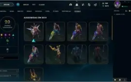 CONTA LOL 310 SKINS NO PRECINHO