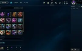 CONTA LOL 310 SKINS NO PRECINHO