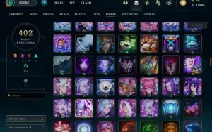 Conta League of Legends Nv408 Platina 2, 333 skin + Valorant
