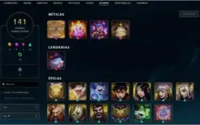 Conta LoL // lvl278 // 68 skin