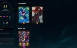 Conta LoL // lvl278 // 68 skin