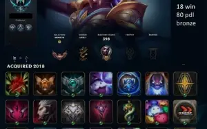 Conta League Of Legends 2013