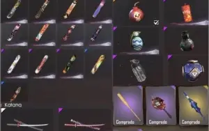 Conta Free Fire Gemada Youtuber Mestre 3500 pontos