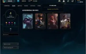 Conta ouro 4 Sem email Verificado com 4 Skins e 23 Champs