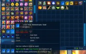 Conta Digimon Master Online (NADMO- SERV OMEGA - C/ OX TOP)