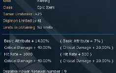Conta Digimon Master Online (NADMO- SERV OMEGA - C/ OX TOP)