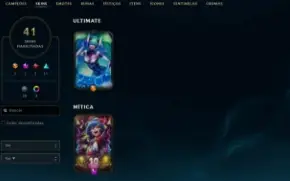 Conta League of Legends Full Acesso - 119 Champs e 41 Skins