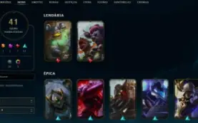 Conta League of Legends Full Acesso - 119 Champs e 41 Skins