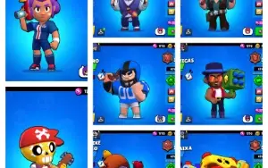 Conta do Brawl Stars com 11.000 troféus e 173 gemas