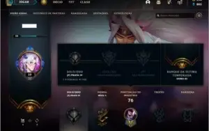 Conta prata 4 com 12 skins e 41 champs