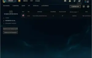 Conta prata 4 com 12 skins e 41 champs