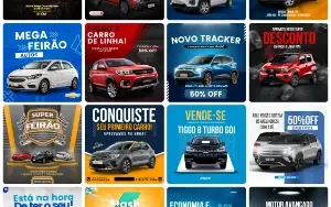 Pack De 20 Postagens Para Concessíonária