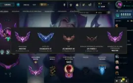 Conta League of Legends Mestre | 127 Skins