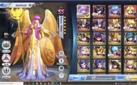 Conta Saint Seiya Awakening LvL 70 Server A55 Lupus