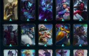 Conta no lol com 212 skins, com 880 RP, 21K EA (Unraked)