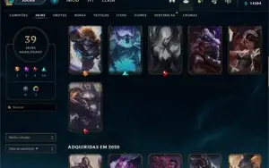 Conta league of legends MMR diamond