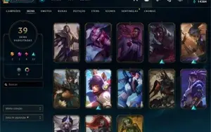 Conta league of legends MMR diamond