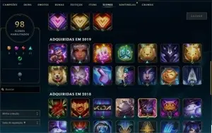 Conta league of legends MMR diamond