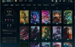Conta ouro 3 com 155 Champs e 131 skins (1 Prestigio)