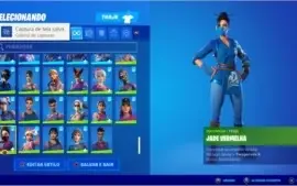 CONTA FORTNITE S4 + 161 SKINS + SALVE O MUNDO